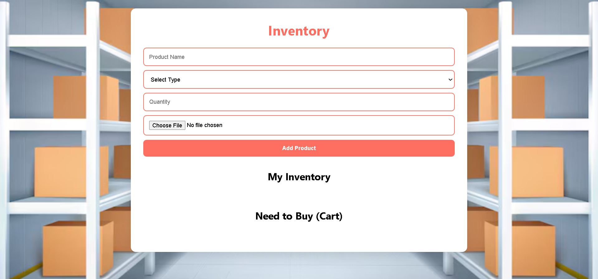 Inventory Screenshot