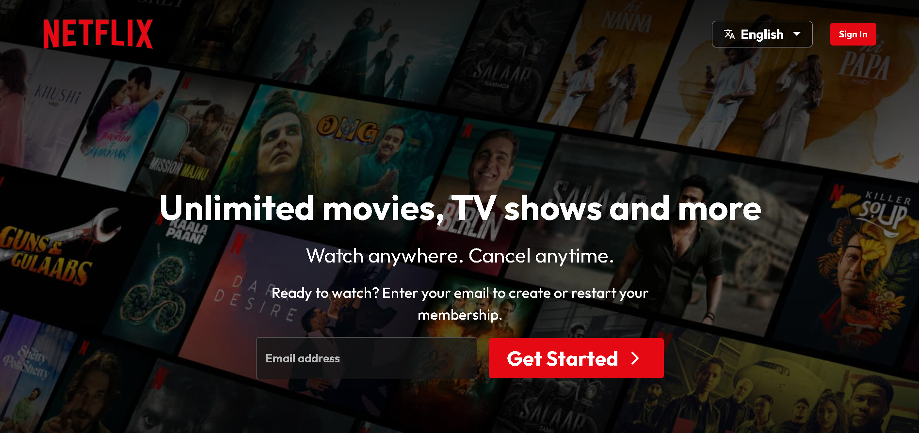 Netflix Clone Screenshot